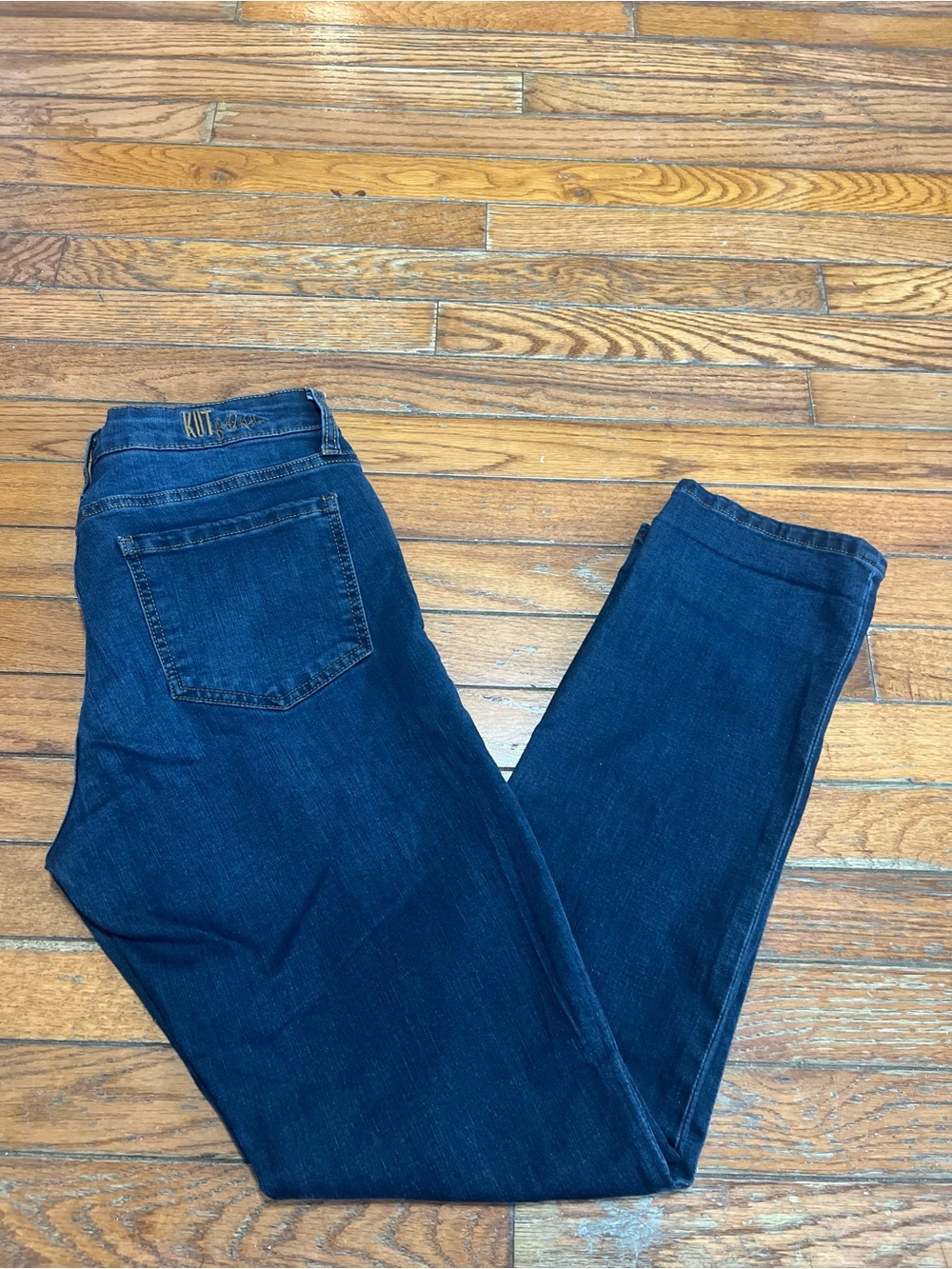 Kut from the Kloth Deep Indigo Straight-Leg Jeans - Picture 11 of 16